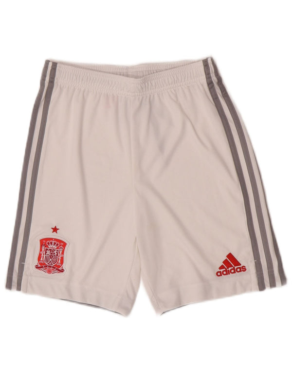 Adidas Jungen Aeroready Graphic Sport Shorts 13–14 Jahre, weißes Polyester