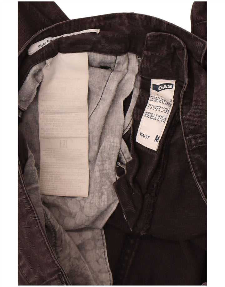 Gas Slim Cargo-Hose für Herren, Größe M, B32, L32, Grau, Baumwolle