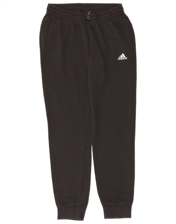 ADIDAS Damen Grafik-Trainingshose, Jogginghose, Gr. 12/14, mittelschwarz