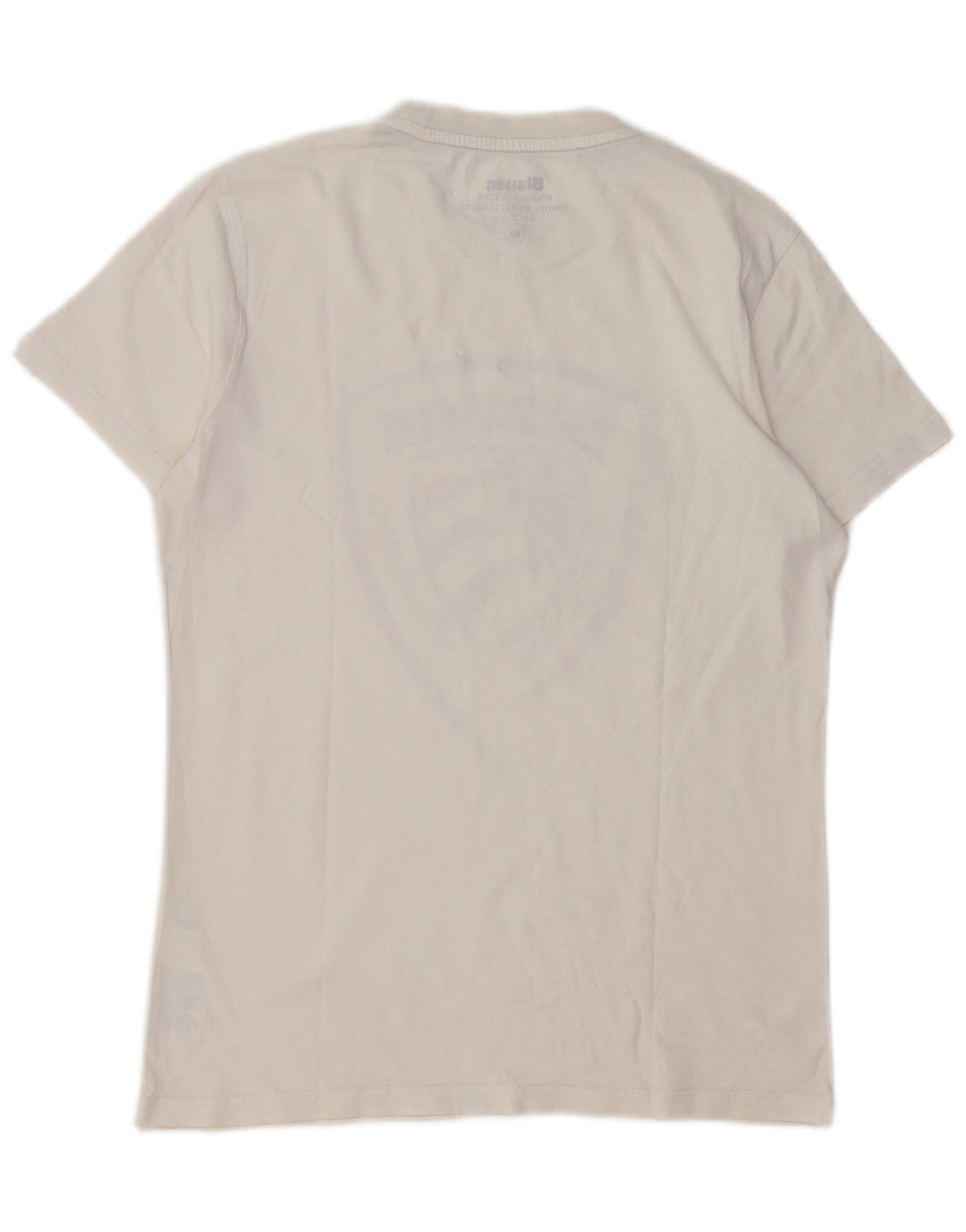 BLAUER Jungen-T-Shirt mit Grafik, 13–14 Jahre, weiße Baumwolle
