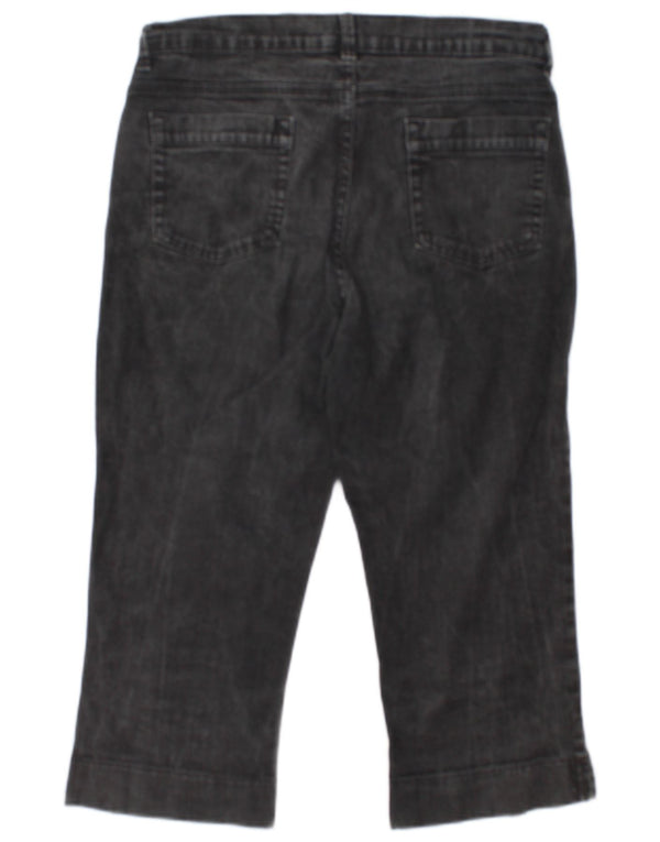 Marks & Spencer Damen Capri-Jeans UK 12 Medium W30 L19 Grau Baumwolle