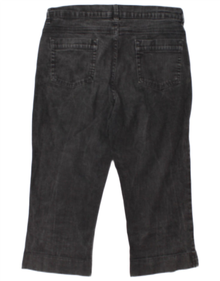 Marks & Spencer Damen Capri-Jeans UK 12 Medium W30 L19 Grau Baumwolle