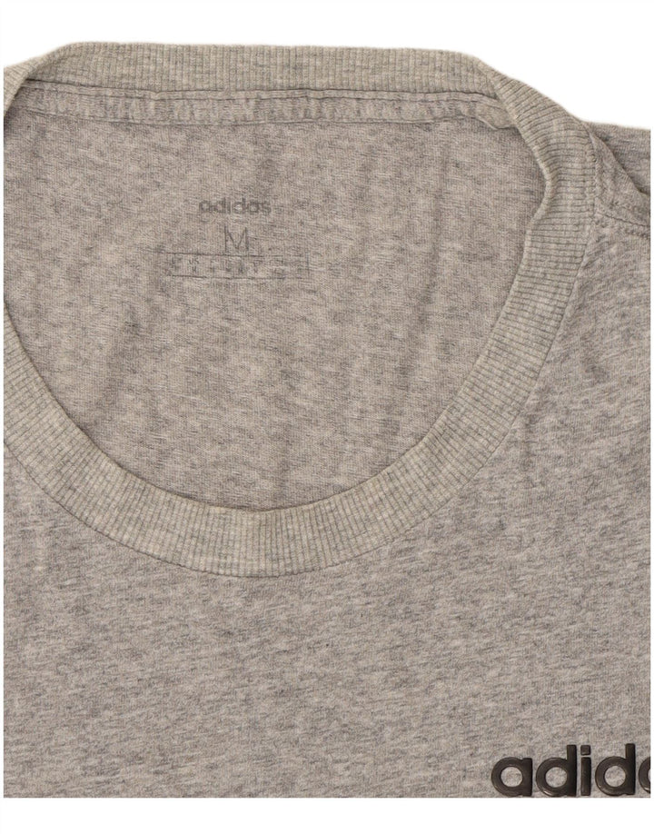 ADIDAS Mens T-Shirt Top Medium Grey