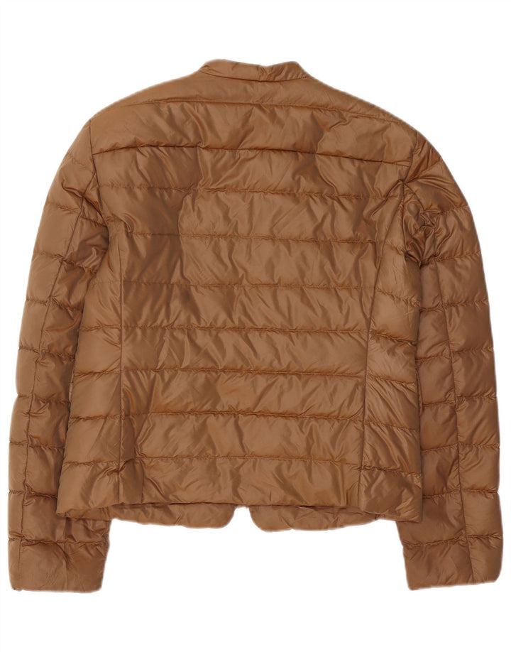 SIVIGLIA Wattierte Damenjacke IT 40 Small Braunes Polyamid