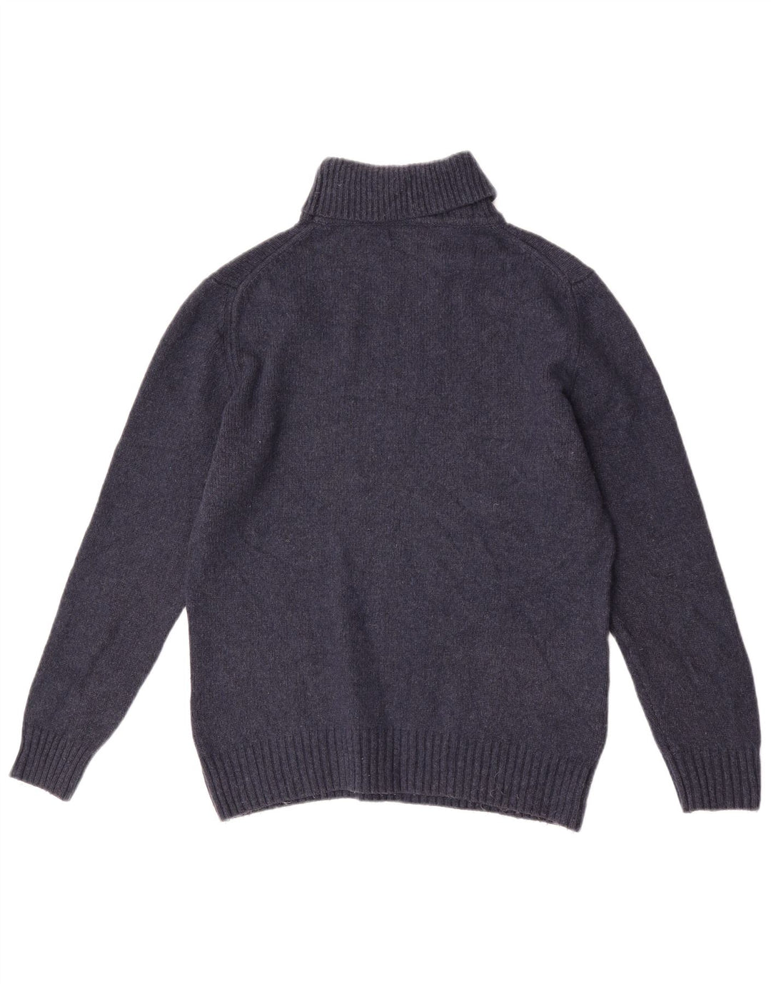 Rollkragenpullover für Herren von Zara, Größe L, Marineblau