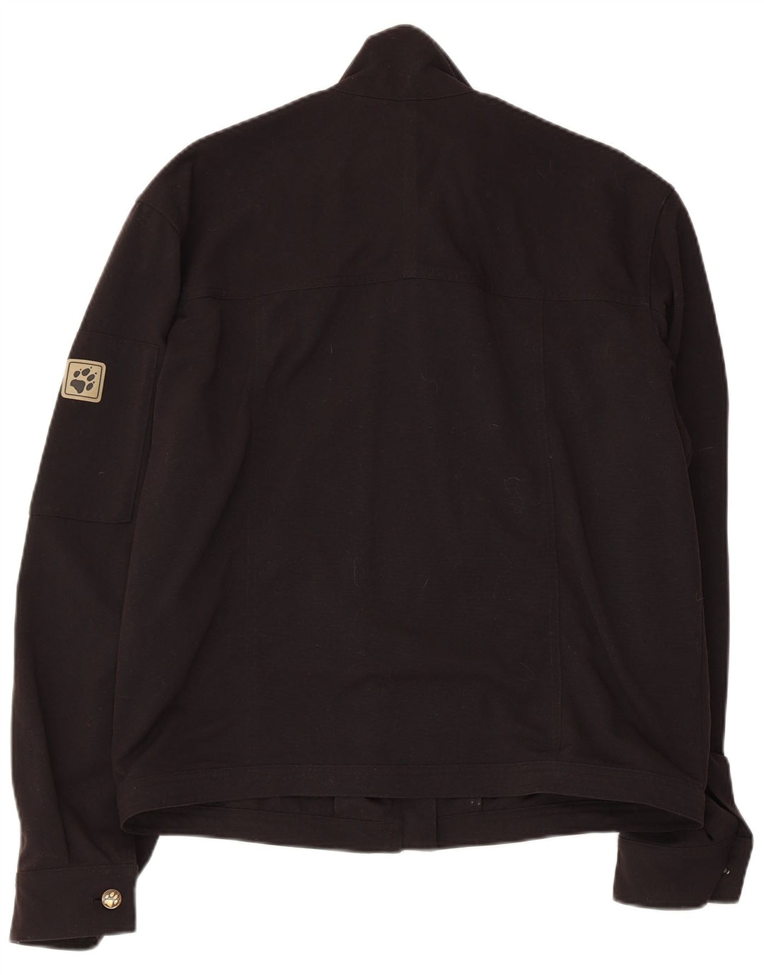 JACK WOLFSKIN Herren Regenjacke UK 36/38 Medium Schwarz Polyamid