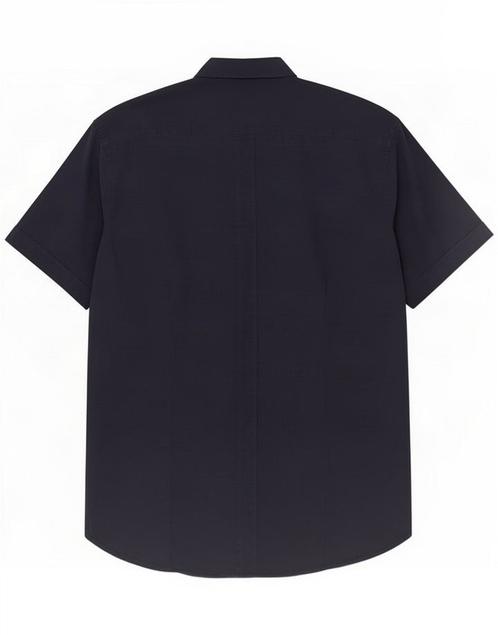 Gas Herren Kurzarmhemd Mittel Marineblau
