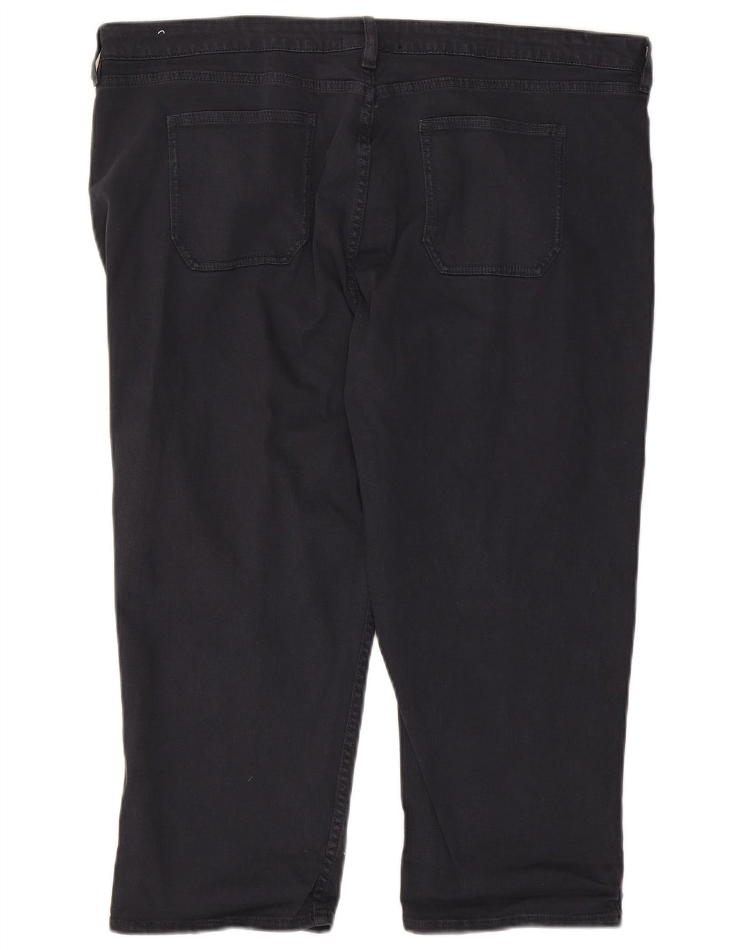 Fat Face Capri-Jeans für Damen, UK 20, 2XL, W40, L21, schwarze Baumwolle