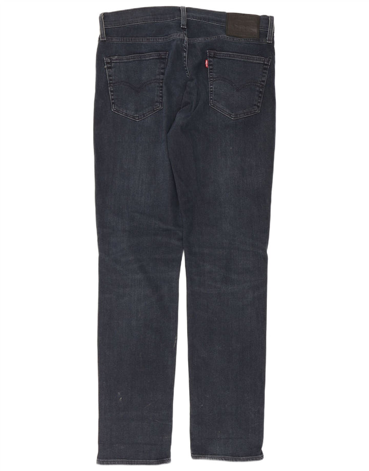 Levi's Herren 511 Slim Jeans W34 L34 Marineblaue Baumwolle