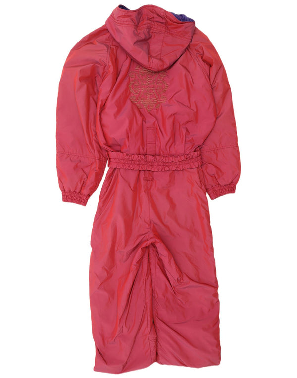 Belfe & Belfe Damen-Skioverall mit grafischer Kapuze, UK 14, Mittelrosa