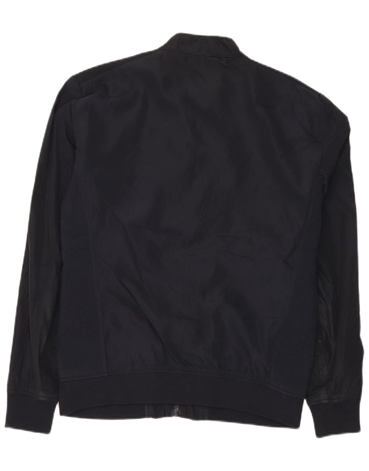 Zara Herren Bomberjacke UK 42 XL Marineblau Polyester