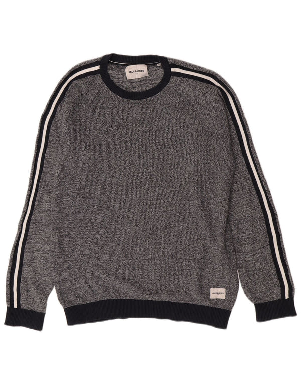 Jack & Jones Herren Core Crew Neck Pullover Pullover XL Marineblau gefleckte Baumwolle