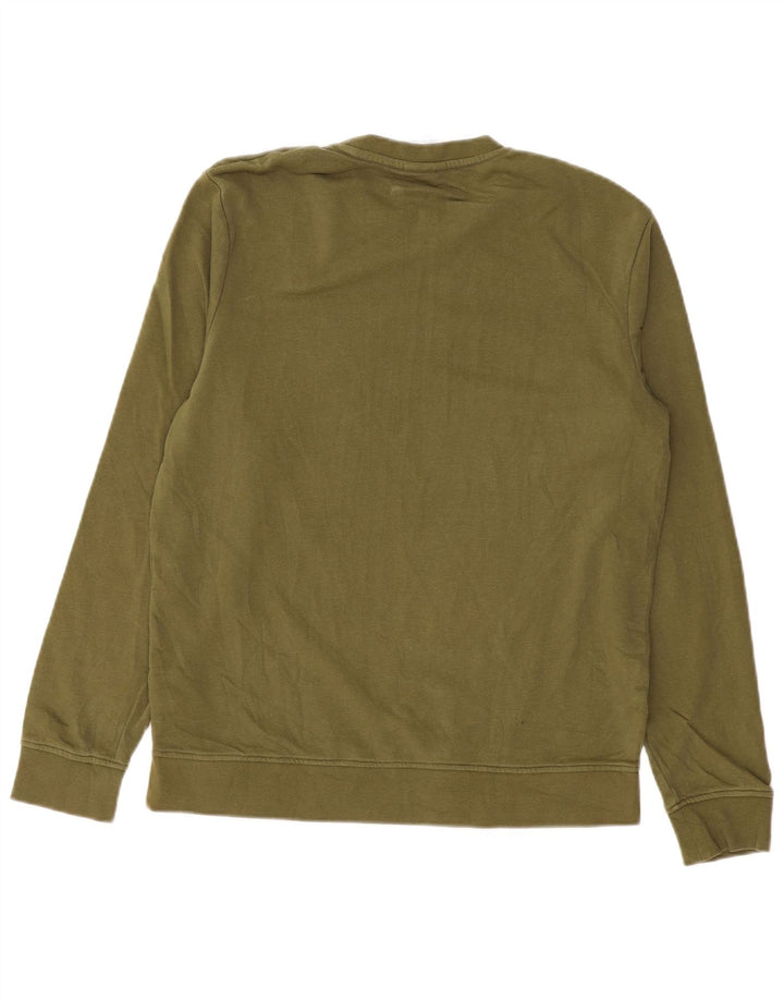 Diadora Herren-Sweatshirt mit Grafik, Größe S, Khaki, Baumwolle