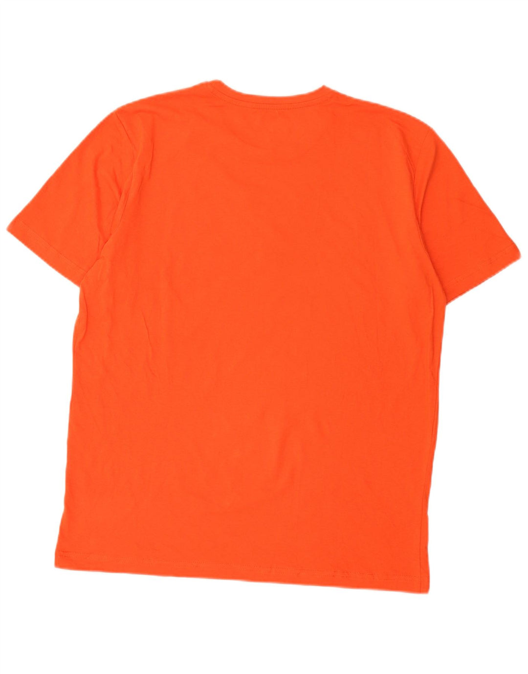 Kappa Herren Grafik T-Shirt Top Large Orange