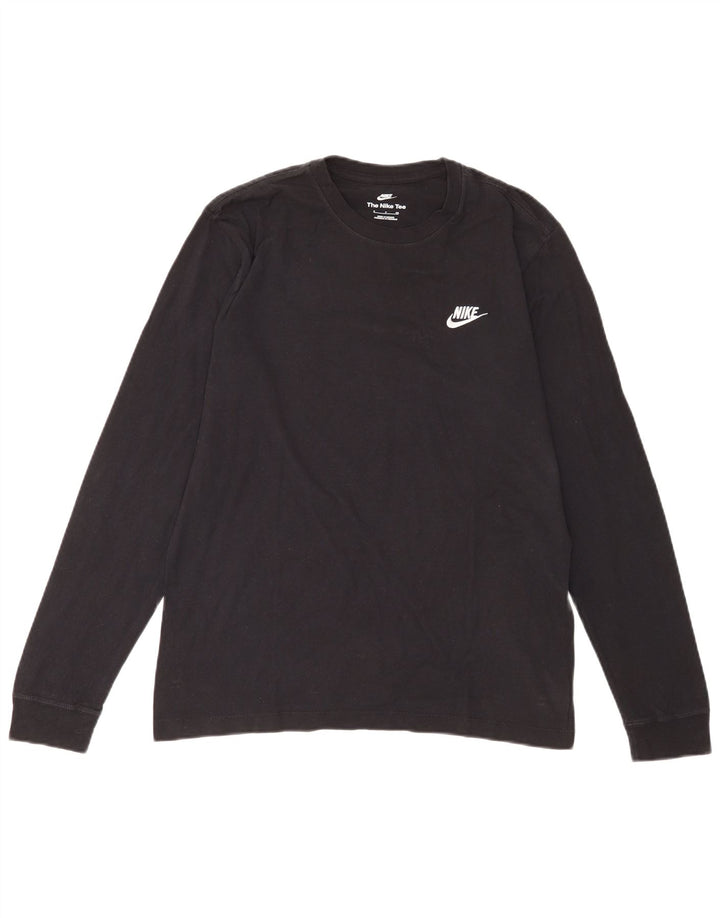 Nike Herren-Top mit langen Ärmeln, Größe S, Schwarz