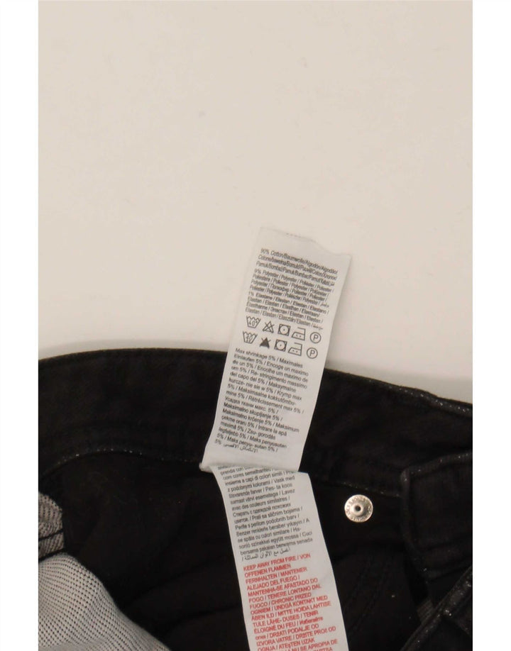 Jack & Jones Herren GLENN Slim Jeans W32 L34 Schwarze Baumwolle