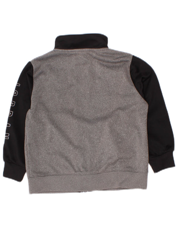 Jordan Baby-Jungen-Trainingsanzugoberteil mit Grafik, 12–18 Monate, graues Farbblockdesign