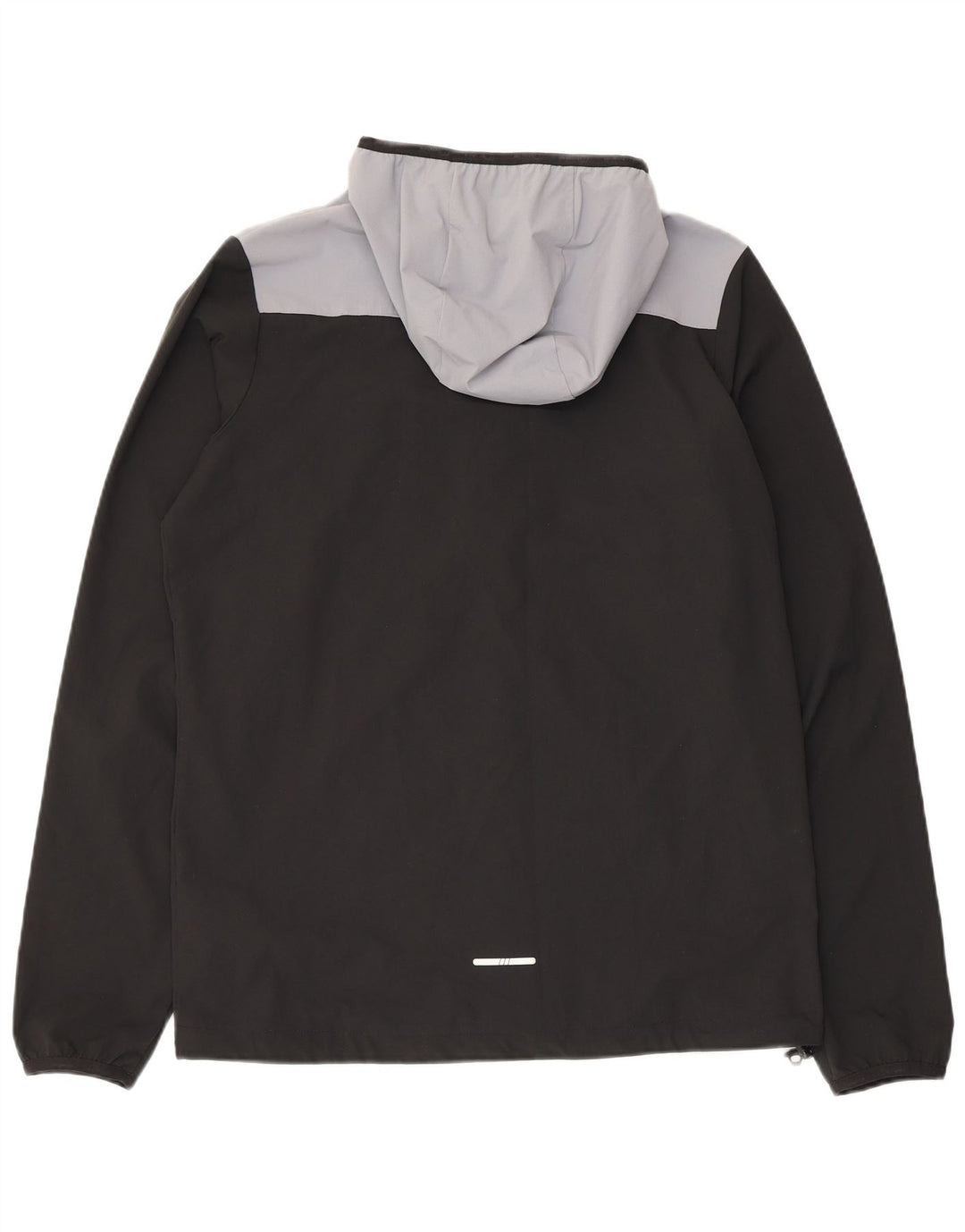 Berghaus Herren-Regenjacke mit Kapuze, klein, schwarzes Farbblock-Polyester
