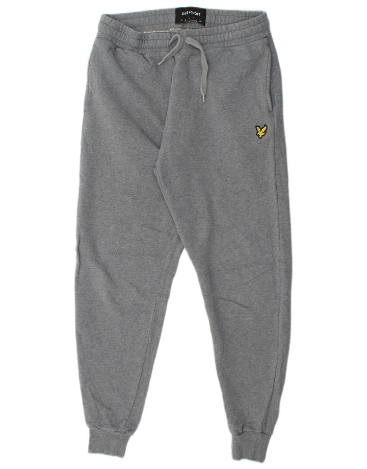 Lyle & Scott Herren-Trainingshose, Jogginghose, Größe S, Grau, Baumwolle