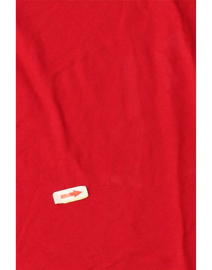 Carhartt Herren Grafik-T-Shirt-Oberteil aus mittelroter Baumwolle