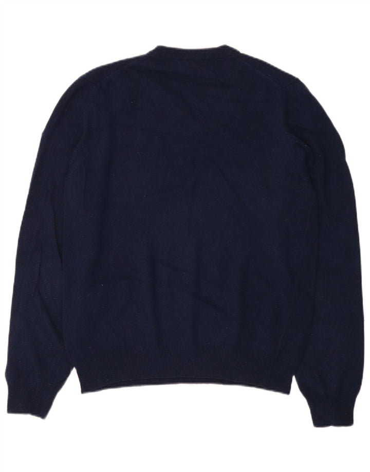 Colmar Damen-Pullover mit V-Ausschnitt, UK 14, mittelmarineblaue Wolle