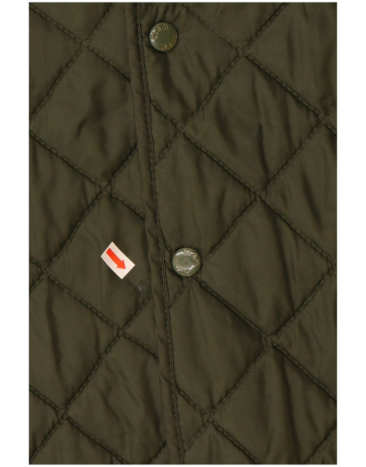 SLAM Herren Steppweste UK 38 Medium Khaki Nylon