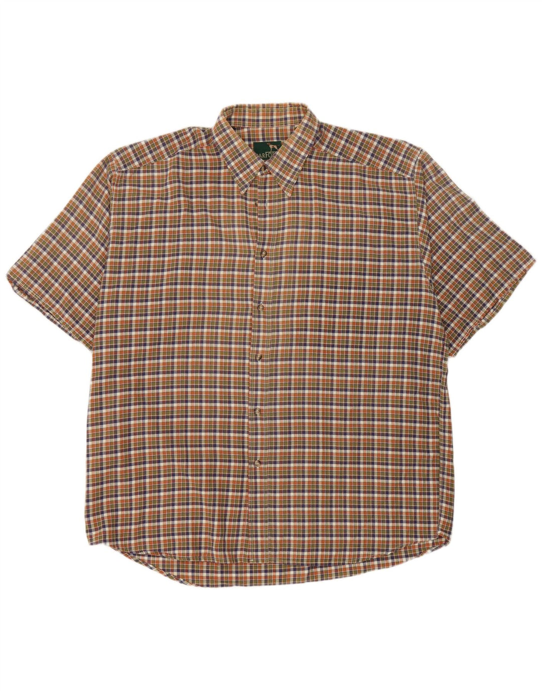 Parforce Herren Kurzarmhemd 2XL Mehrfarbig kariert