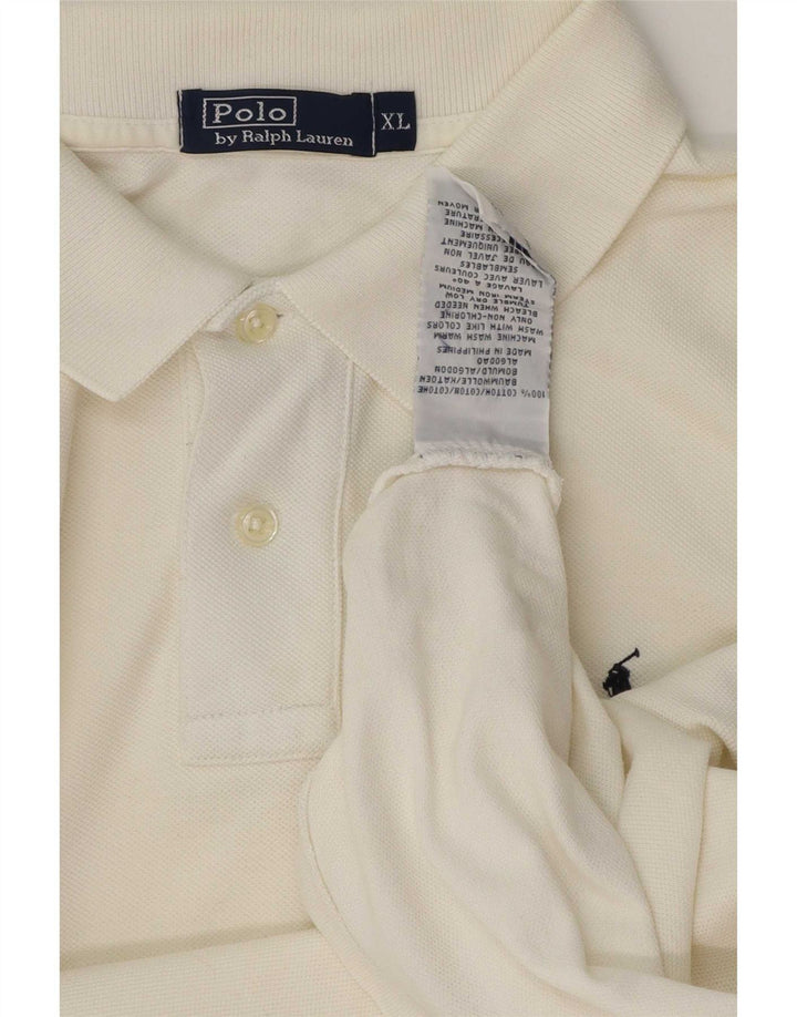 Polo Ralph Lauren Herrenhemd XL, weiße Baumwolle