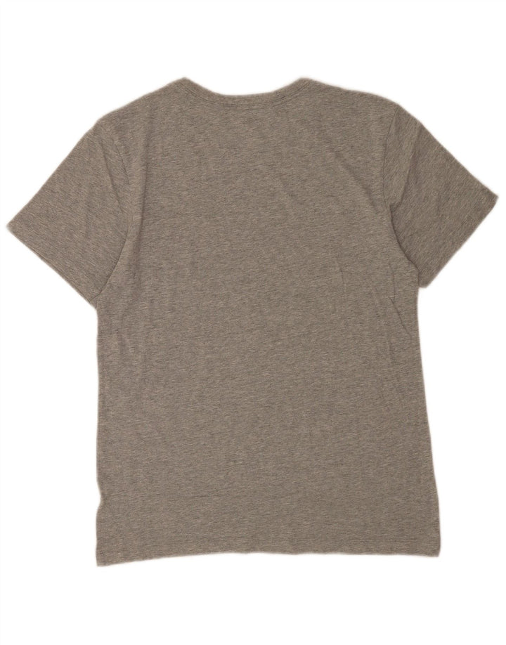 Nike Herren-T-Shirt mit Grafik, Größe S, Grau meliert
