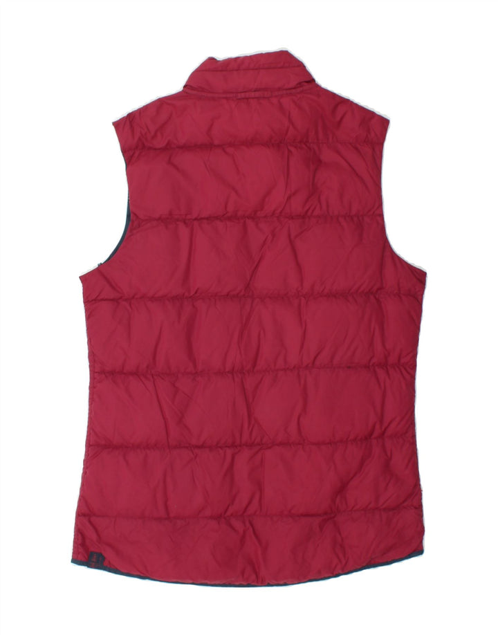 FAT FACE Womens Reversible Padded Gilet UK 12 Medium Pink Polyester Vintage Fat Face and Second-Hand Fat Face from Messina Hembry 
