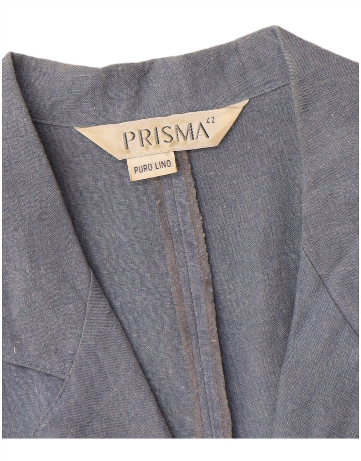 PRISMA Damen Playsuit IT 42 Mittelblaues Leinen