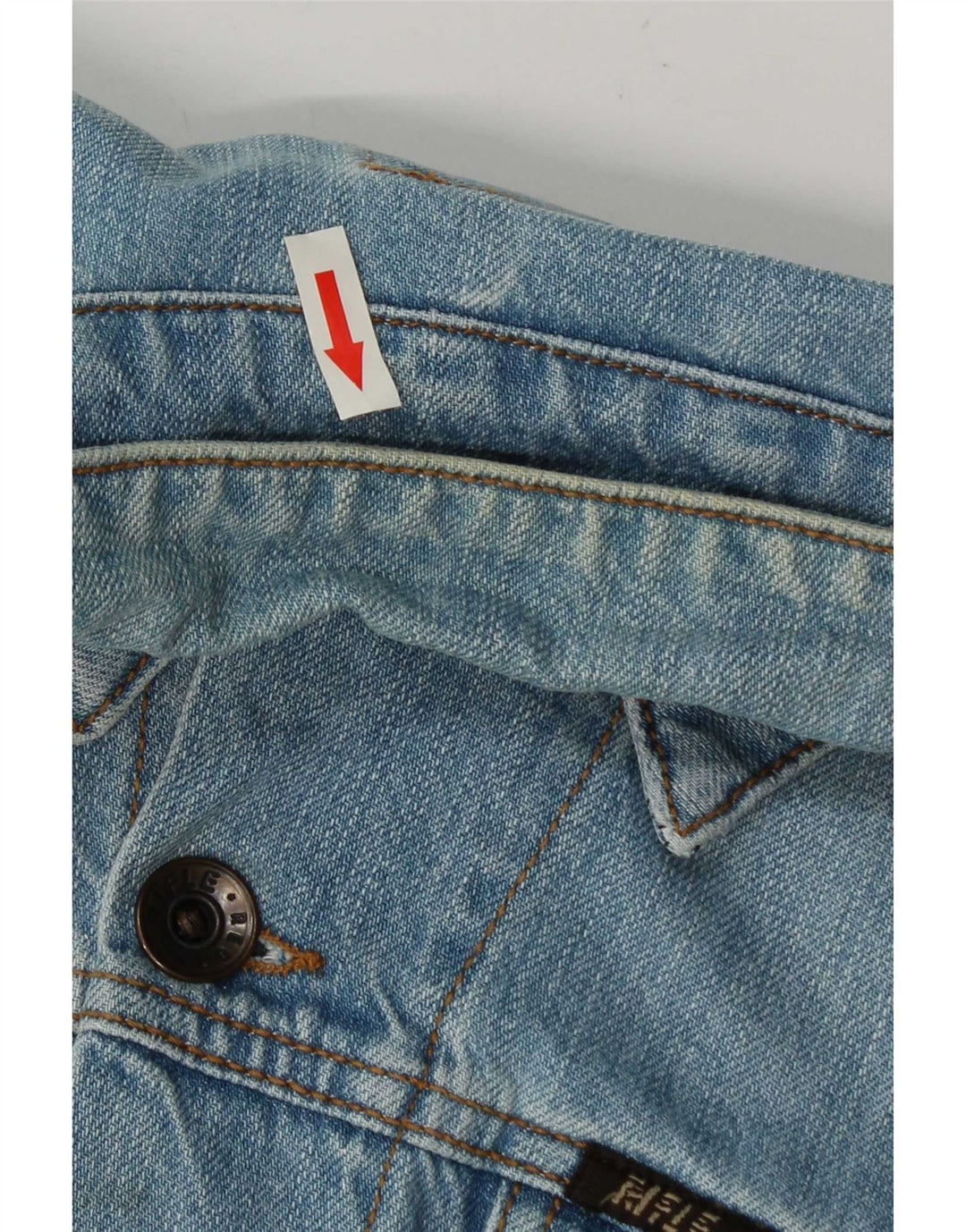 Rifle Herren Jeansjacke UK 40 Große blaue Baumwolle