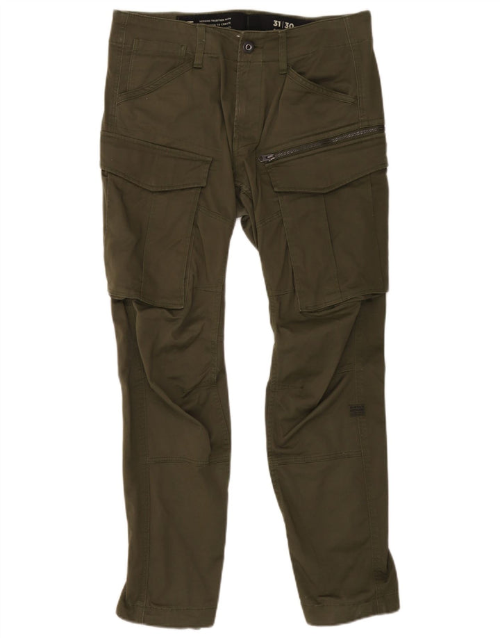 G-Star Herren Slim Cargohose W31 L30 Khaki Baumwolle