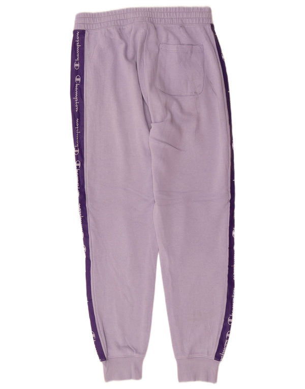 Champion Damen-Trainingshose, Jogginghose, UK 14, Mittelviolett, Farbblock