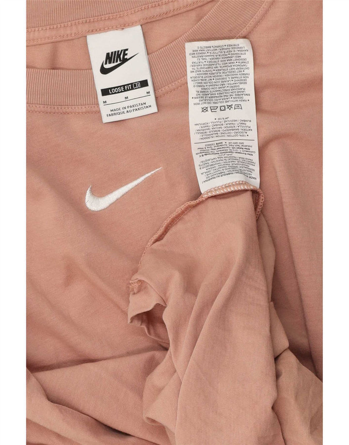 Nike Herren-T-Shirt mit lockerer Passform, mittelrosa, Baumwolle