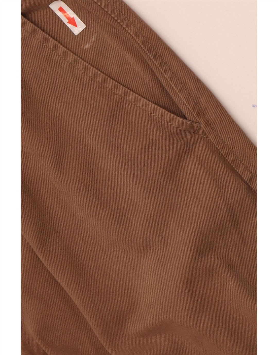 Marks & Spencer Herren-Chinohose mit normaler Passform, B36 L29, braune Baumwolle