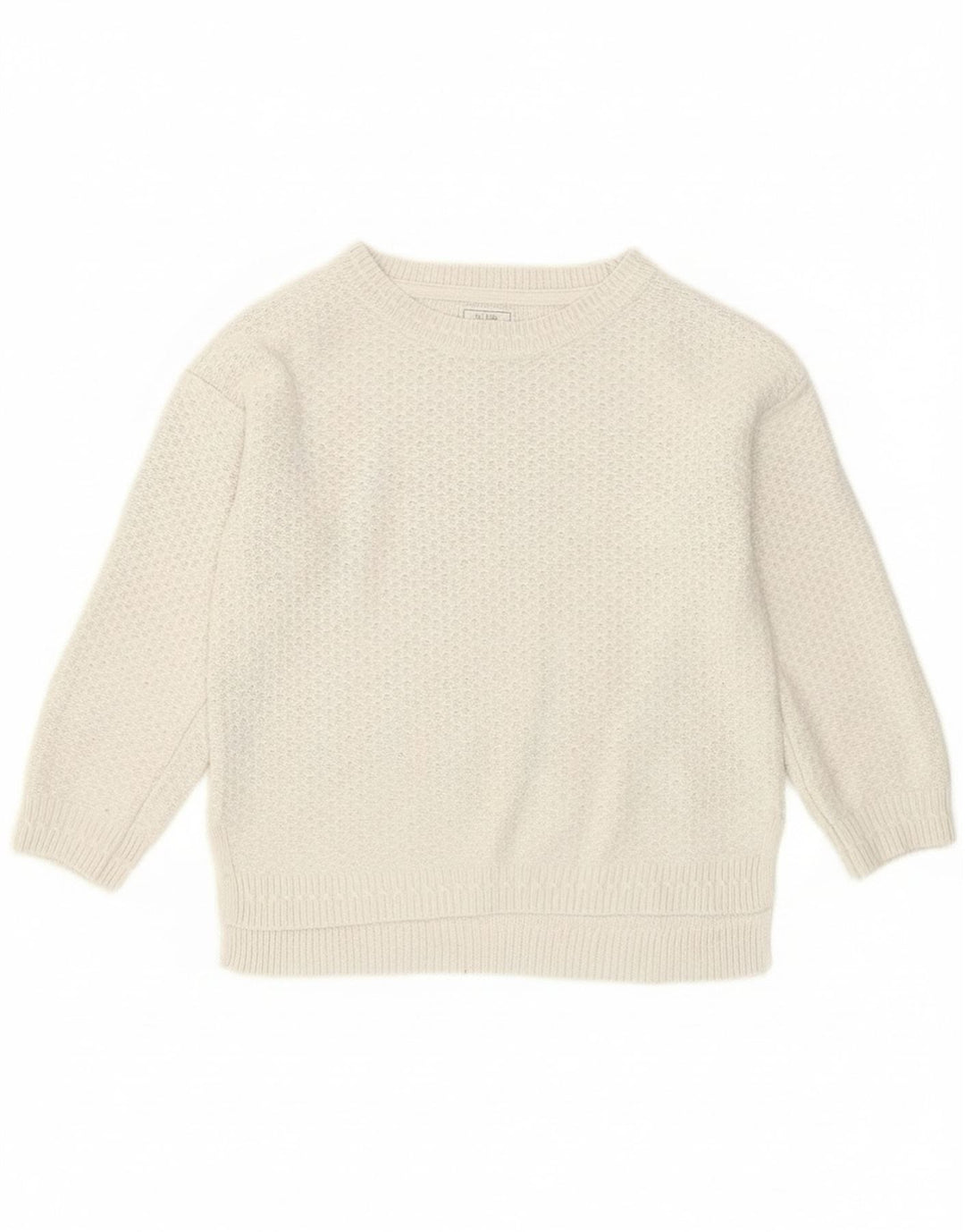 Fat Face Damen-Pullover mit U-Boot-Ausschnitt, Gr. 8, Größe S, weiße Viskose