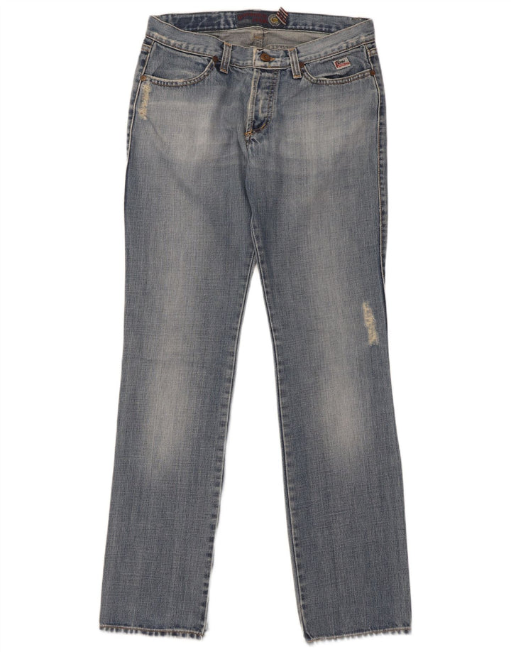 Roy Rogers Herren Distressed Slim Jeans W31 L34 Blaue Baumwolle
