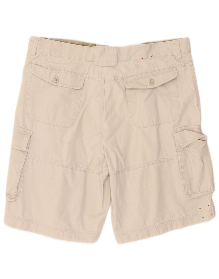 Izod Herren Cargo-Shorts, Größe L, W36, Beige, Baumwolle