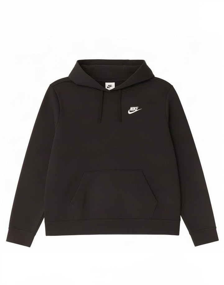 Nike Herren-Hoodie-Pullover aus mittelschwarzer Baumwolle