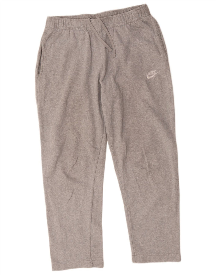 Nike Damen-Trainingshose, UK 14, mittelgrau gefleckte Baumwolle