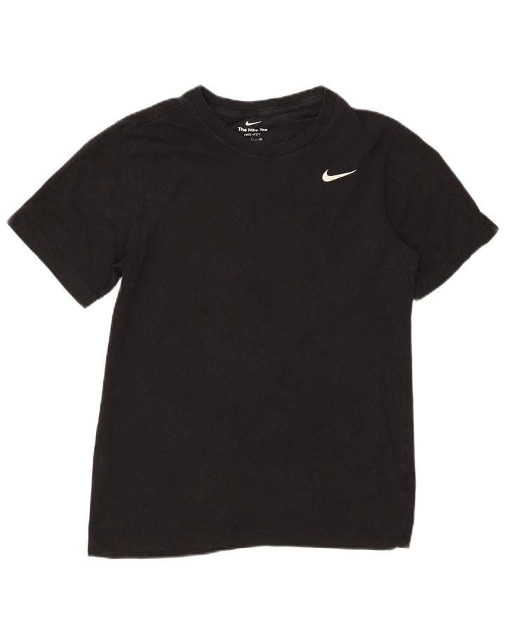 Nike Herren Dri Fit T-Shirt Top Small Schwarz
