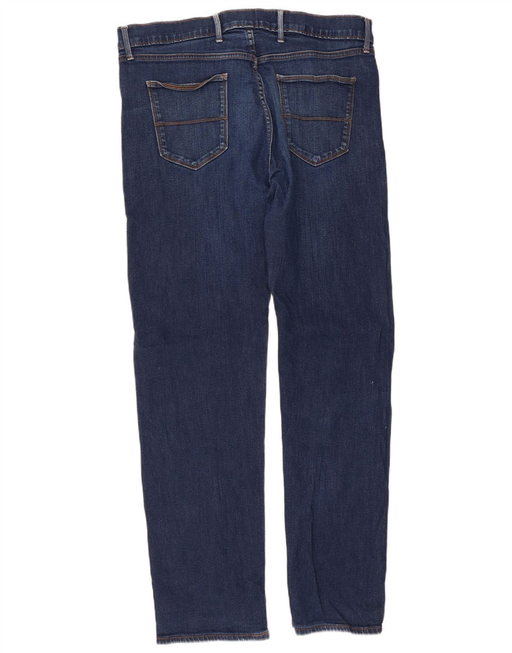 Marks & Spencer Herren Straight Jeans W38 L33 Blaue Baumwolle