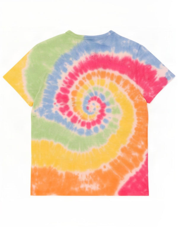 J. Crew Garment Dyed T-Shirt-Oberteil für Herren, mittlere, mehrfarbige Batik-Baumwolle