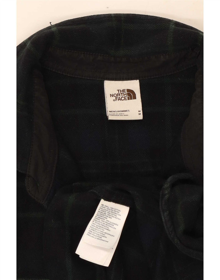 The North Face Herren-Flanellhemd, mittelblau, kariert, Baumwolle