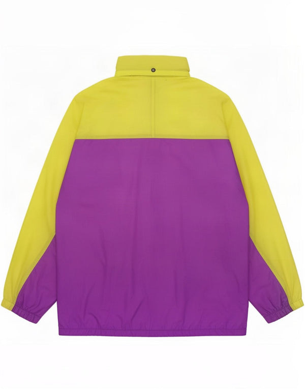 Brugi Mens Hooded Tracksuit Top Jacket XL Multicoloured Colourblock