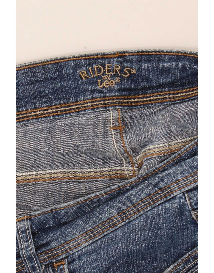 Lee Damen Riders Bootcut Jeans US 12 Large W33 L27 Blaue Baumwolle