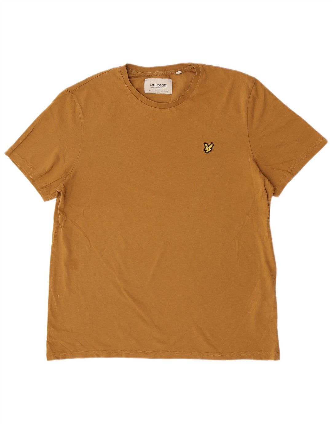 Lyle & Scott Herren T-Shirt Top XL Braun Baumwolle