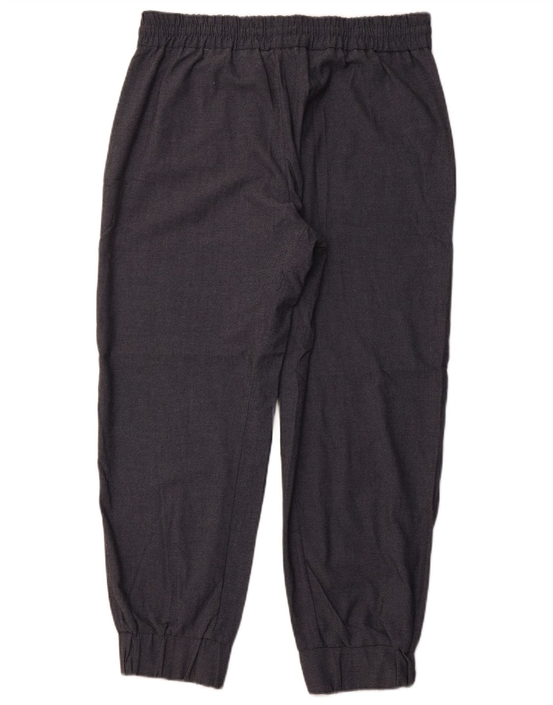 ZARA Damen Jogger Chinohose XL W32 L27 Grau Polyester