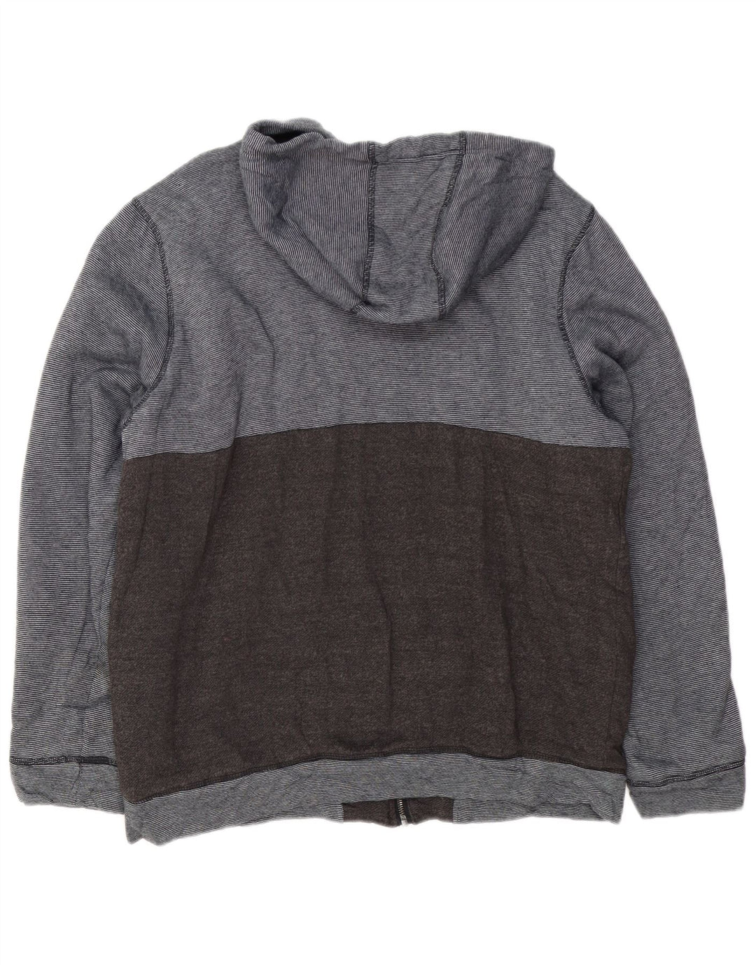 O'Neill Herren-Kapuzenpullover mit Reißverschluss, groß, schwarz gestreift, Polyester
